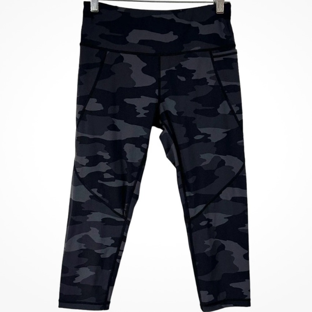 Sweaty Betty Black Camo Leggings